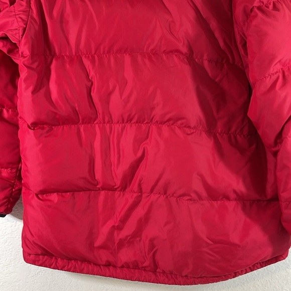 LANDS’ END Goosedown Puffer Coat Jacket Reversible Big Girls Large 14-16 Regular - Picture 6 of 12